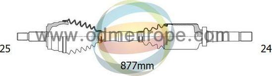 4X4 ESTANFI EST-18-162450 - Приводной вал autospares.lv