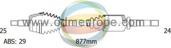 4X4 ESTANFI EST-18-162451 - Приводной вал autospares.lv