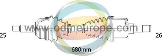 4X4 ESTANFI EST-18-291530 - Приводной вал autospares.lv