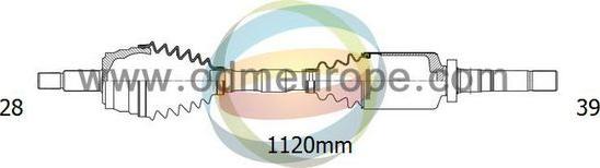 4X4 ESTANFI EST-18-292010 - Приводной вал autospares.lv