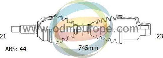 4X4 ESTANFI EST-18-292031 - Приводной вал autospares.lv