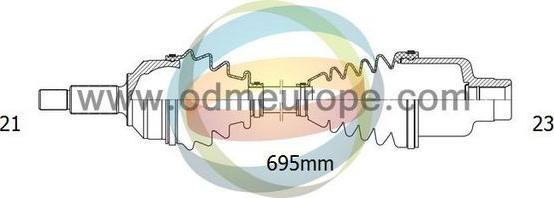 4X4 ESTANFI EST-18-292160 - Приводной вал autospares.lv