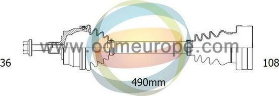 4X4 ESTANFI EST-18-215100 - Приводной вал autospares.lv