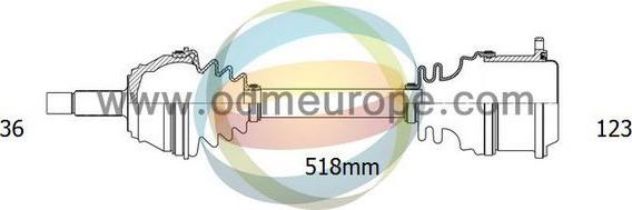 4X4 ESTANFI EST-18-211420 - Приводной вал autospares.lv