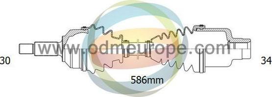 4X4 ESTANFI EST-18-232120 - Приводной вал autospares.lv