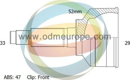 4X4 ESTANFI EST-12-001750 - Шарнирный комплект, ШРУС, приводной вал autospares.lv