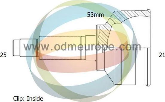 4X4 ESTANFI EST-12-011668 - Шарнирный комплект, ШРУС, приводной вал autospares.lv