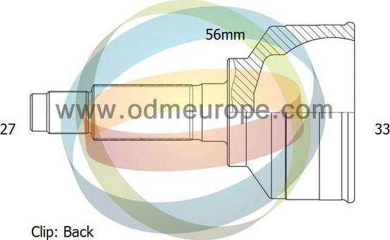 4X4 ESTANFI EST-12-291975 - Шарнирный комплект, ШРУС, приводной вал autospares.lv