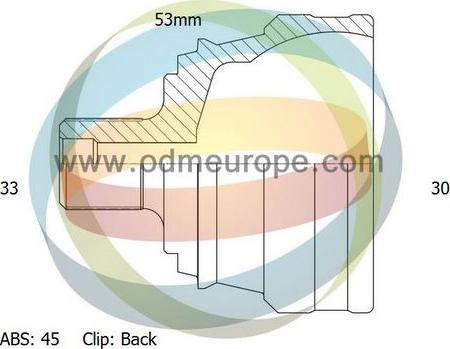 4X4 ESTANFI EST-12-211792 - Шарнирный комплект, ШРУС, приводной вал autospares.lv