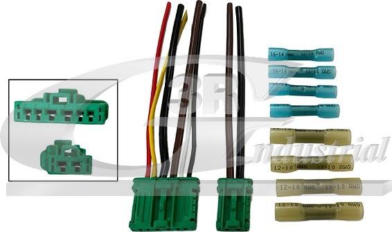 3RG 30206 - Ремкомплект кабеля, электродвигатель вентилятора салона autospares.lv