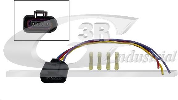 3RG 30703 - Ремонтный комплект кабеля, датчик давления всасывающей трубы autospares.lv