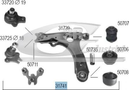 3RG 31741 - Рычаг подвески колеса autospares.lv