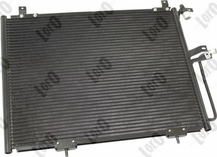 ABAKUS 054-016-0001 - Конденсатор кондиционера autospares.lv