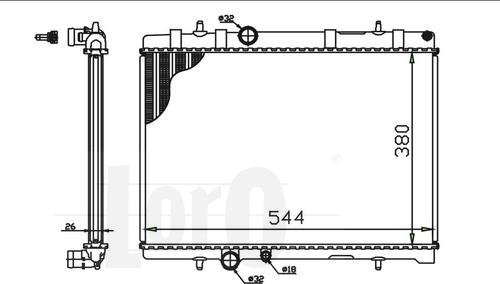 ABAKUS 009-017-0015 - Радиатор, охлаждение двигателя autospares.lv