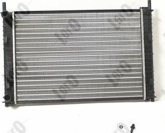 ABAKUS 017-017-0017 - Радиатор, охлаждение двигателя autospares.lv