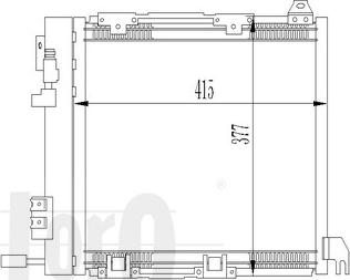 ABAKUS 037-016-0009 - Конденсатор кондиционера autospares.lv