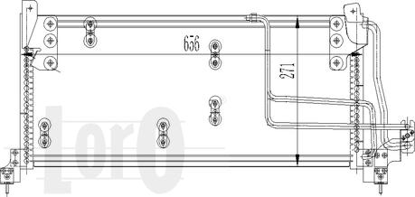 ABAKUS 037-016-0004 - Конденсатор кондиционера autospares.lv