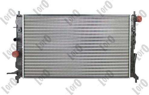 ABAKUS 037-017-0016 - Радиатор, охлаждение двигателя autospares.lv