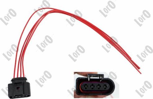 ABAKUS 120-00-080 - Ремонтный комплект, кабельный комплект autospares.lv