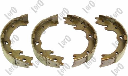 ABAKUS 231-05-058 - Комплект тормозов, ручник, парковка autospares.lv