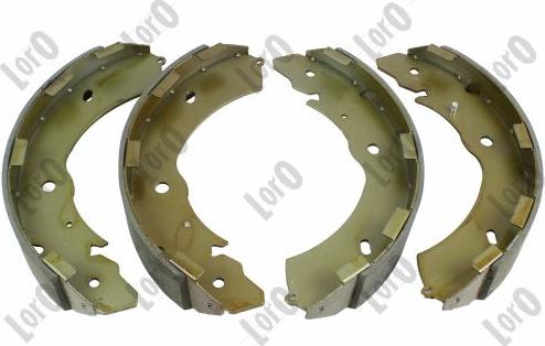 ABAKUS 231-05-065 - Комплект тормозных колодок, барабанные autospares.lv