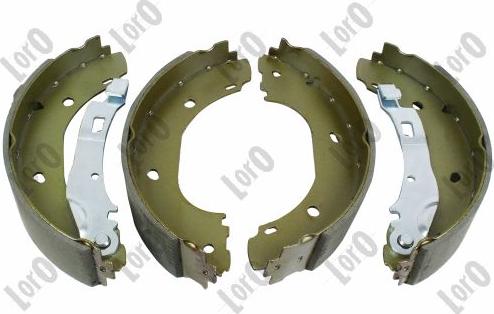 ABAKUS 231-05-063 - Комплект тормозных колодок, барабанные autospares.lv