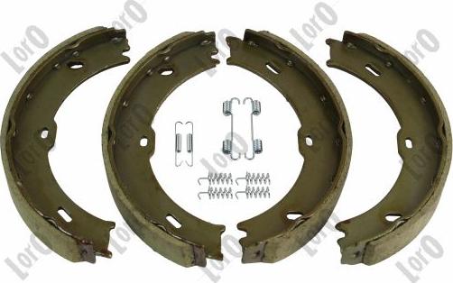 ABAKUS 231-05-009 - Комплект тормозов, ручник, парковка autospares.lv