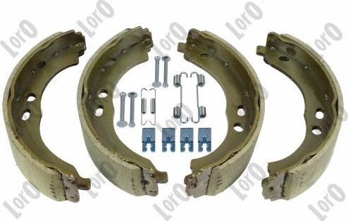 ABAKUS 231-05-005 - Комплект тормозов, ручник, парковка autospares.lv