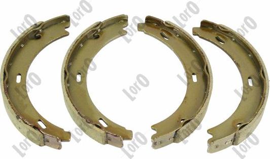 ABAKUS 231-05-006 - Комплект тормозов, ручник, парковка autospares.lv