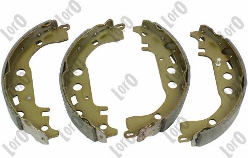 ABAKUS 231-05-035 - Комплект тормозных колодок, барабанные autospares.lv