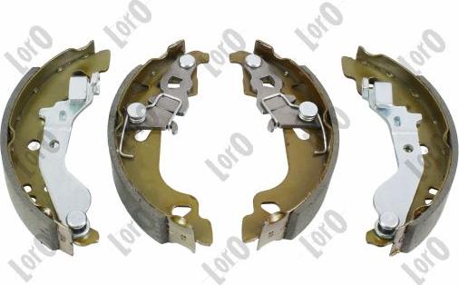 ABAKUS 231-05-037 - Комплект тормозных колодок, барабанные autospares.lv