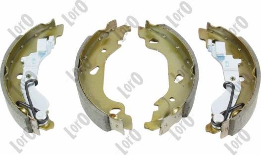 ABAKUS 231-05-024 - Комплект тормозных колодок, барабанные autospares.lv