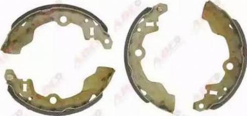 Alpha Brakes HST-SU-017 - Комплект тормозных колодок, барабанные autospares.lv