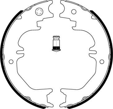 ABE C02082ABE - Комплект тормозов, ручник, парковка autospares.lv