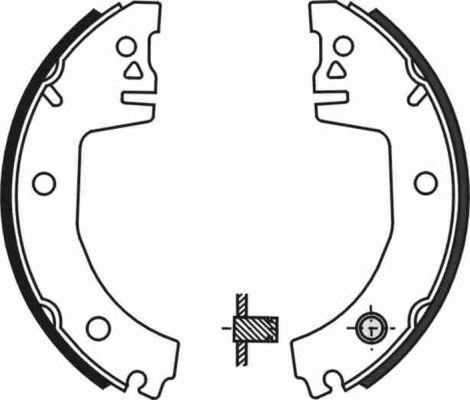 ABE C0S001ABE - Комплект тормозных колодок, барабанные autospares.lv