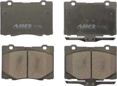 ABE C14054ABE - Тормозные колодки, дисковые, комплект autospares.lv