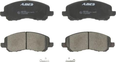 ABE C15044ABE - Тормозные колодки, дисковые, комплект autospares.lv