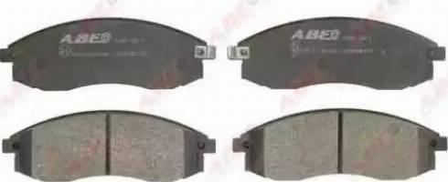 ABE C15045ABE - Тормозные колодки, дисковые, комплект autospares.lv