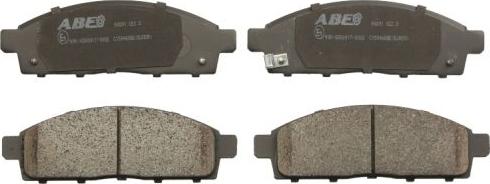 ABE C15046ABE - Тормозные колодки, дисковые, комплект autospares.lv