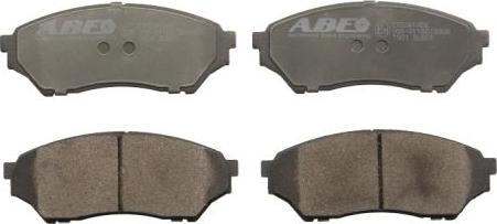 ABE C15041ABE - Тормозные колодки, дисковые, комплект autospares.lv