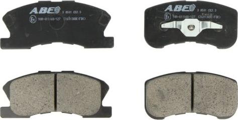 ABE C16013ABE - Тормозные колодки, дисковые, комплект autospares.lv