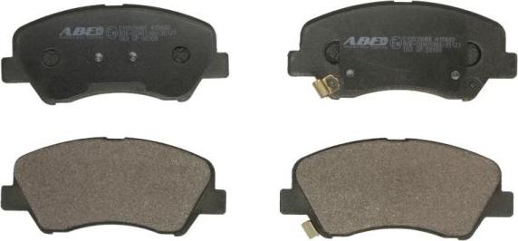 ABE C10529ABE - Тормозные колодки, дисковые, комплект autospares.lv