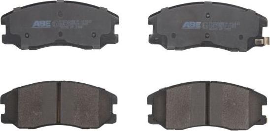 ABE C10020ABE-P - Тормозные колодки, дисковые, комплект autospares.lv