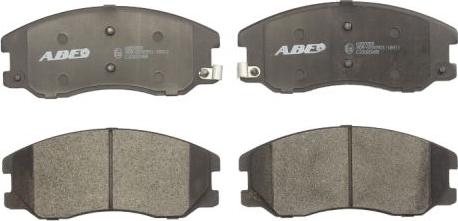 ABE C10020ABE - Тормозные колодки, дисковые, комплект autospares.lv