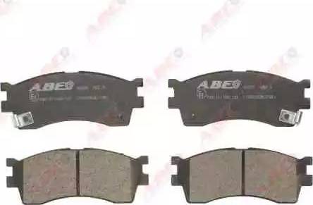 ABE C10303ABE - Тормозные колодки, дисковые, комплект autospares.lv