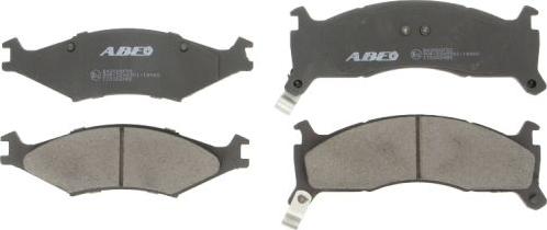 ABE C10302ABE - Тормозные колодки, дисковые, комплект autospares.lv