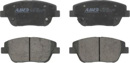 ABE C10335ABE - Тормозные колодки, дисковые, комплект autospares.lv
