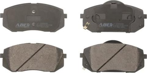 ABE C10326ABE - Тормозные колодки, дисковые, комплект autospares.lv