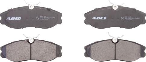 ABE C11056ABE - Тормозные колодки, дисковые, комплект autospares.lv