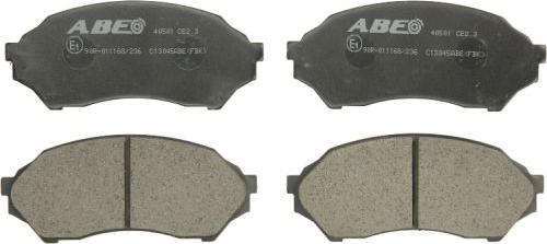 ABE C13045ABE - Тормозные колодки, дисковые, комплект autospares.lv